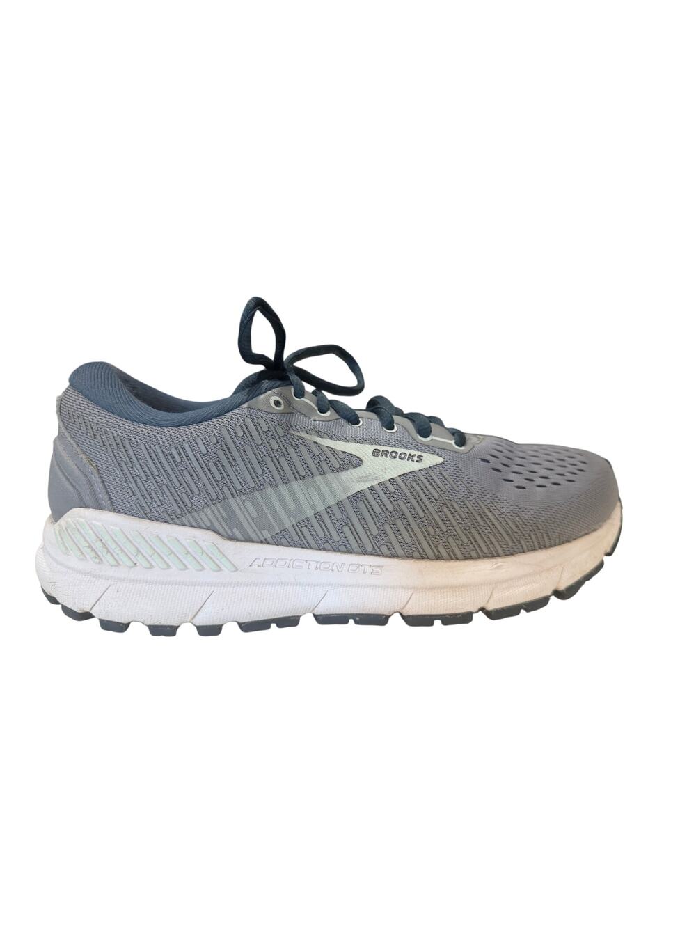 Brooks Addiction Women's Sz 8.5 GTS 15 running shoes, grey blue walking outdoor